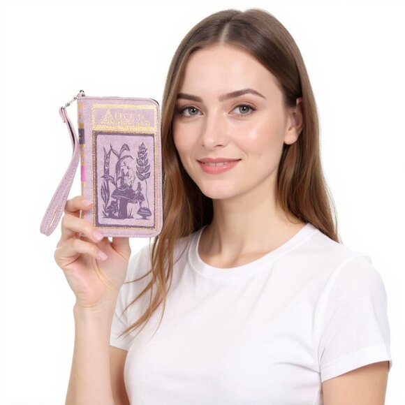 Alice in Wonderland Book Cover Wallet - Book Lover Gifts - Novelty Wallets - Picture 1 of 7